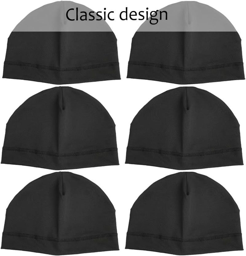Supeniu Skull Caps Beanie Hats Under Helmet Liner Cycling Cooling Running Sweat Wicking Skullcap Cap Fits Motorcycle Helmets for Men - Image 2